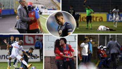 Las imágenes que nos dejó el clásico capitalino que empataron Olimpia y Motagua a cero en el estadio Nacional, partido reprogramado de la jornada 9 del Torneo Clausura 2021.