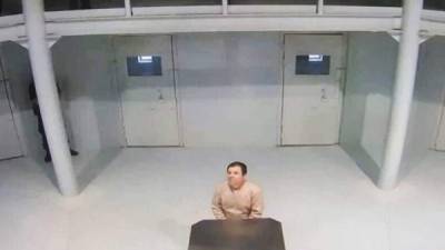 Esta es la única imagen que ha sido filtrada de 'El Chapo' Guzmán en la cárcel de Juárez, donde está a la espera de su extradición a EUA.
