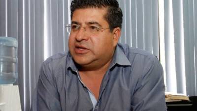 Yovanny Dubón, titular de la Dirección Nacional de Tránsito.