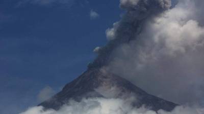 El volcán de Fuego ha encendido las alertas en varias partes de Guatemala.