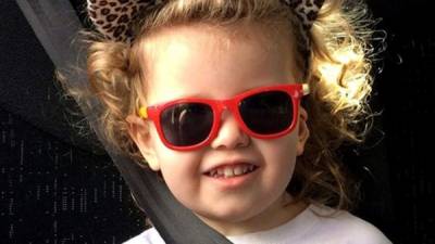 Ophelia Morgan-Dew de tres años. Foto: Facebook/Natalie Morgan-Dew