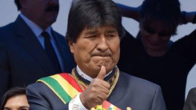 Evo Morales, presidente de Bolivia. Foto: AFP