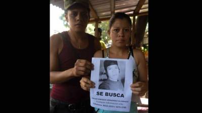 El joven Eduar Enrique Hernández era buscado por su familiares desde septiembre que desapareció.