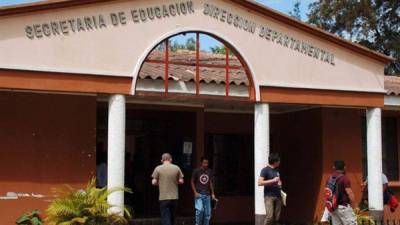 Imagen de archivo de la Departamental de Educación en Francisco Morazán.