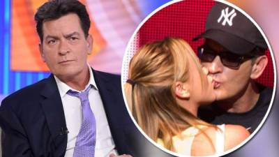 Charlie Sheen y Bree Olson.