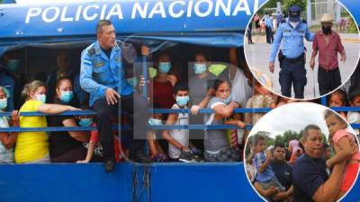 Los policías también han sido heróres al salvar a muchas familias acechadas por las inundaciones.