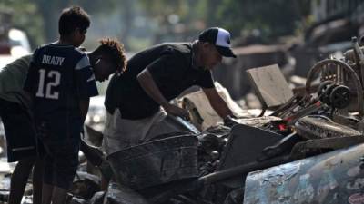 Los menores de edad son doblemente afectados por las inundaciones en el norte de Honduras.