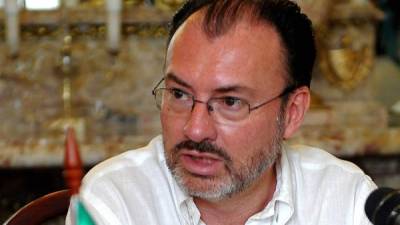 Luis Videgaray, canciller mexicano.