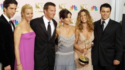 Los protagonistas de la serie 'Friends'. Foto: AFP