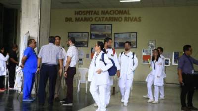 Ambiente en el hospital Mario Rivas de San Pedro Sula.