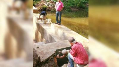 La presa capta el agua que baja por La Quebradona, luego esta es trasladada a la ciudad. Próximamente será tratada.