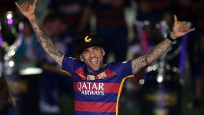 Dani Alves no se fue contento del Barça.