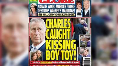 Esta es la portada de American Globe Magazine que mostró las fotos que comprometen al príncipe Carlos.