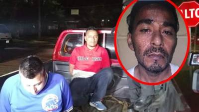 Adán Rosales, de camiseta roja, fue capturado anoche y según la FNAMP participó en la liberación del Porkys.