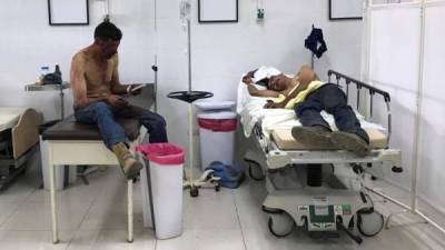 Los heridos fueron atendidos en el hospital Juan Manuel Gálvez.