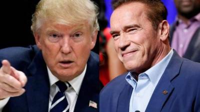 Donald Trump se refirió de manera despectiva del actor Arnold Schwarzenegger.