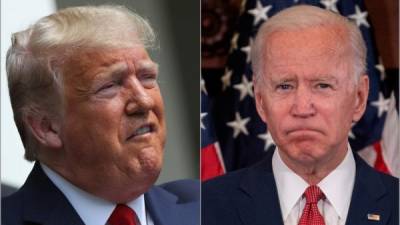 Trump y Biden. Fotos: AFP