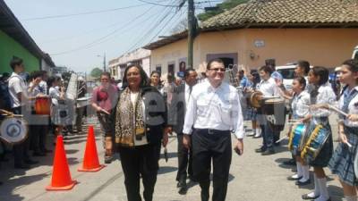 La rectora de la Universidad Nacional Autónoma de Honduras (Unah) estuvo presente en el evento.
