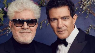 Pedro Almodóvar y Antonio Banderas. Foto: Instagram