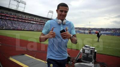 Tim Cahill no fue de la partida contra Honduras en el estadio Olímpico. Foto EFE/Gustavo Amador