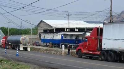 Aduana El Amatillo situada en la zona sur de Honduras.