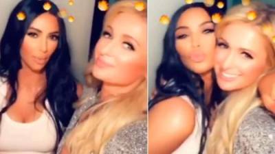 Kim Kardashian y Paris Hilton. Fotos: Instagram