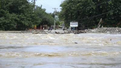 Vista de una calle inundada. EFE/Archivo