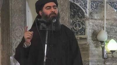 Fotograma de un vídeo cedido por el grupo Estado Islámico de su líder, Abu Bakr al Bagdadi. EFE/Archivo