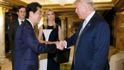 Shinzō Abe y Donald Trump se reunirán en la casa Blanca el próximo 10 de febrero.