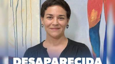 En las redes sociales circula la imagen de Tamara Dávila tras su detención en Nicaragua. Foto: Twitter.