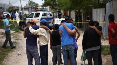 Imagen de archivo de un asesinato en San Pedro Sula, la segunda ciudad más importante de Honduras.