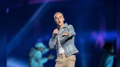 El cantante estuvo en México como parte de su gira Purpose World Tour.