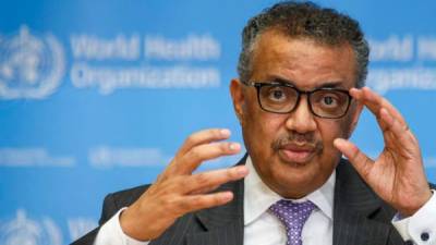 El director general de la OMS, Tedros Adhanom Ghebreyesus.