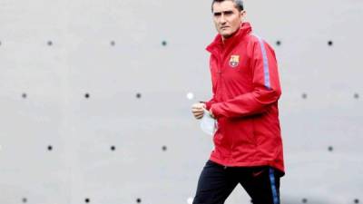 Ernesto Valverde, DT del Barcelona. FOTO EFE/ Alejandro Garcia