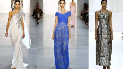 Tadashi Shoji y Christian Dior.