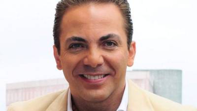 El cantante mexicano, Cristian Castro.