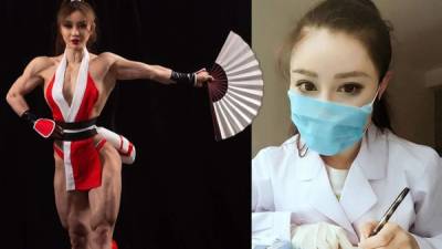La china Yuan Herong ha causado sensación por su versatilidad, no solo es una dedicada doctora, también atleta del fisicoculturismo y en sus ratos libres una linda cosplay.