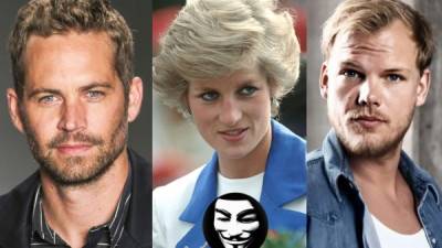 Las nuevas revelaciones dadas por el grupo de hackers y ciber activistas apunta a que famosos como Paul Walker, la princesa Diana o el DJ Avicii habrían sido asesinados para ocultar información comprometedora de personas de élite y políticos poderosos.