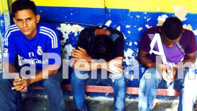 Los asaltantes fueron detenidos alrededor de las 7:00 am de este viernes en el bulevar del este de San Pedro Sula.