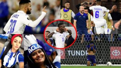 Las imágenes más destacadas de la victoria de Honduras (4-0) sobre El Salvador en el Grupo C de la Copa Oro 2019.