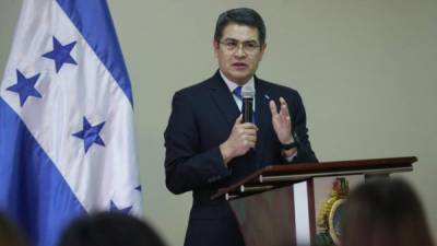 El presidente Juan Orlando Hernández está optimista.