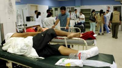 Pacientes atendidos en el hospital Mario Rivas.