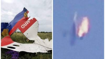 Publican las primeras imágenes del que podría ser el avión derribado de Malaysia Airlines.