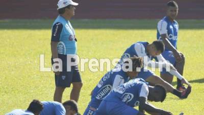 Pinto hará varios ensayos para el duelo de este jueves. Foto Delmer Martínez.