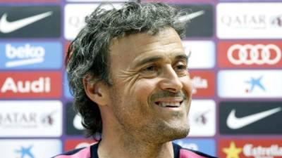 Luis Enrique, en conferencia de prensa de este viernes. Foto EFE