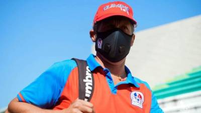 Pedro Troglio se mostró mesurado tras la victoria contra el Motagua. Foto Olimpia