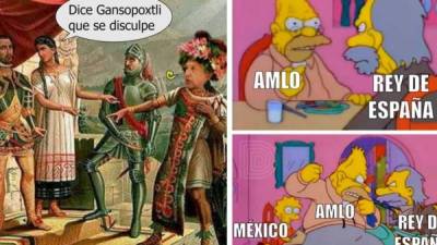 Los memes no se hicieron esperar tras el anuncio del presidente Andrés Manuel López Obrador (AMLO) de que envío dos cartas al rey de España y al Papa para que se disculpen por las violaciones a los pueblos originarios de México durante la Conquista.