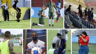 Las imágenes que dejó la disputa de la jornada 13 del Torneo Clausura 2021 con varios protagonistas. Fotos Neptalí Romero, Edgar Witty y Estalín Irías