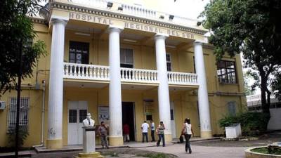 Fachada del Hospital Regional del Sur de Choluteca.