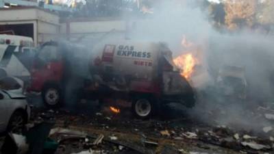 Las autoridades indicaron que la tragedia se desencadenó por una fuga en la manguera de la cisterna de gas.